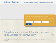 Tablet Screenshot of anthonylemme.com